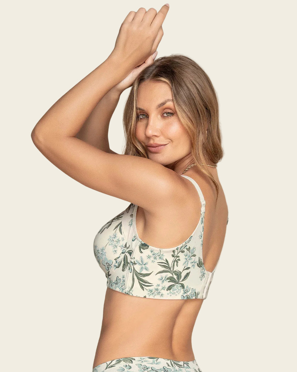 Brasier de cubrimiento alto en sisa y espalda Cover Bra