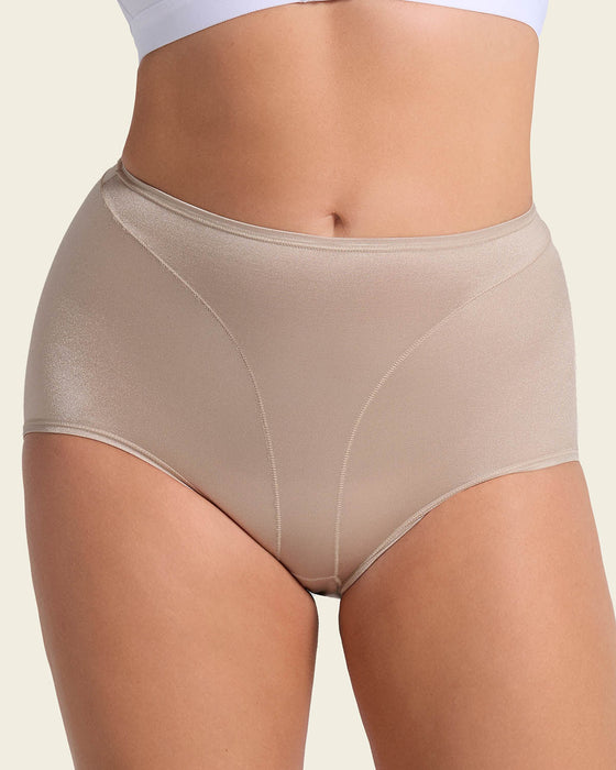 Bloomer clásico de control suave en abdomen#color_802-cafe-claro