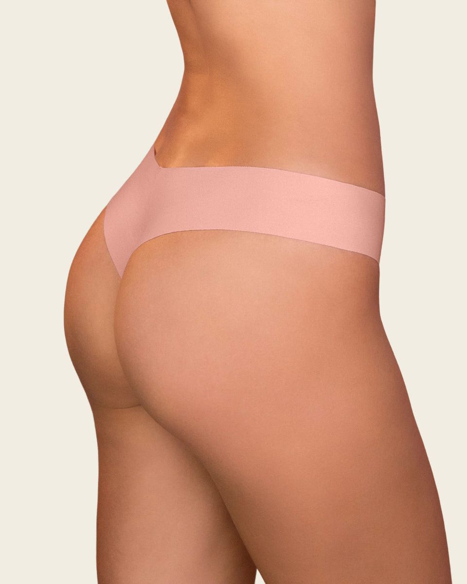 Bloomer hilo invisible ultraplano sin elásticos y de pocas costuras