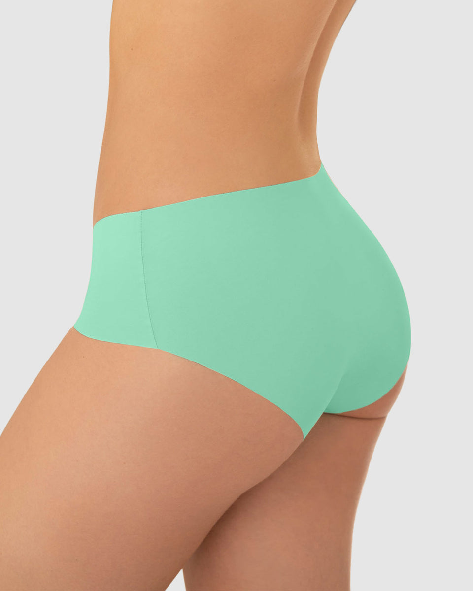 Bloomer hípster invisible ultraplano sin elásticos y de pocas costuras