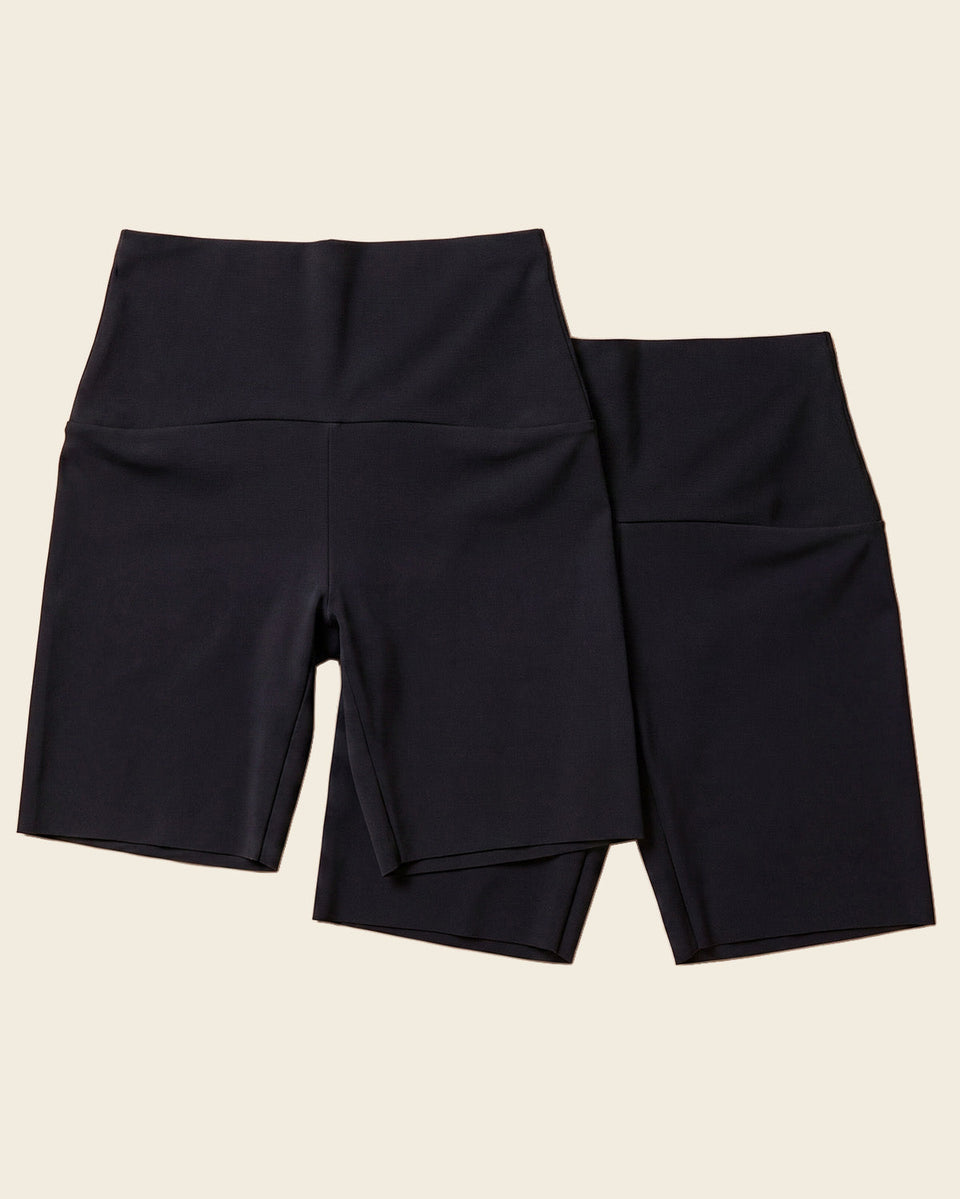 Paquete x 2 shorts de control moderado aspecto invisible con fajón antideslizante