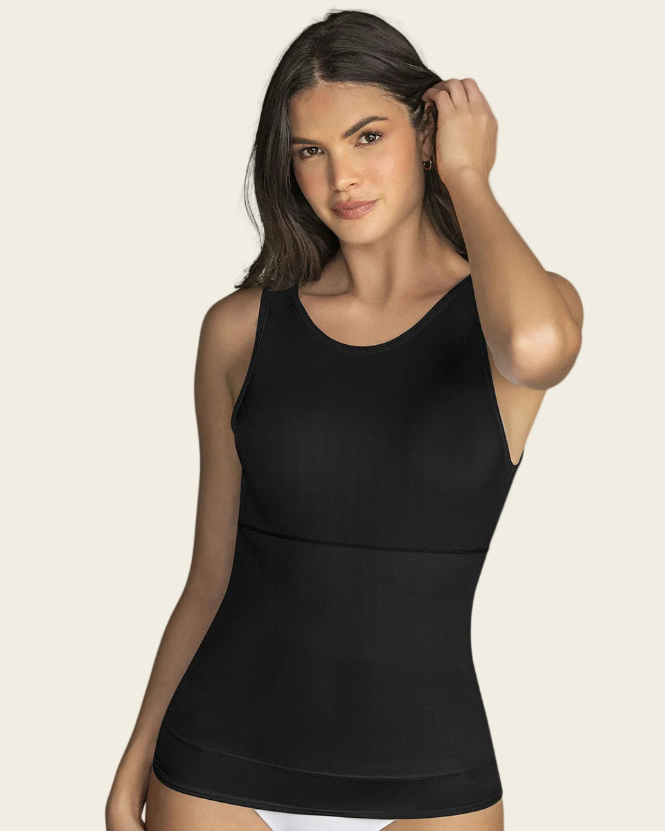 Blusa de control moderado en abdomen y espalda