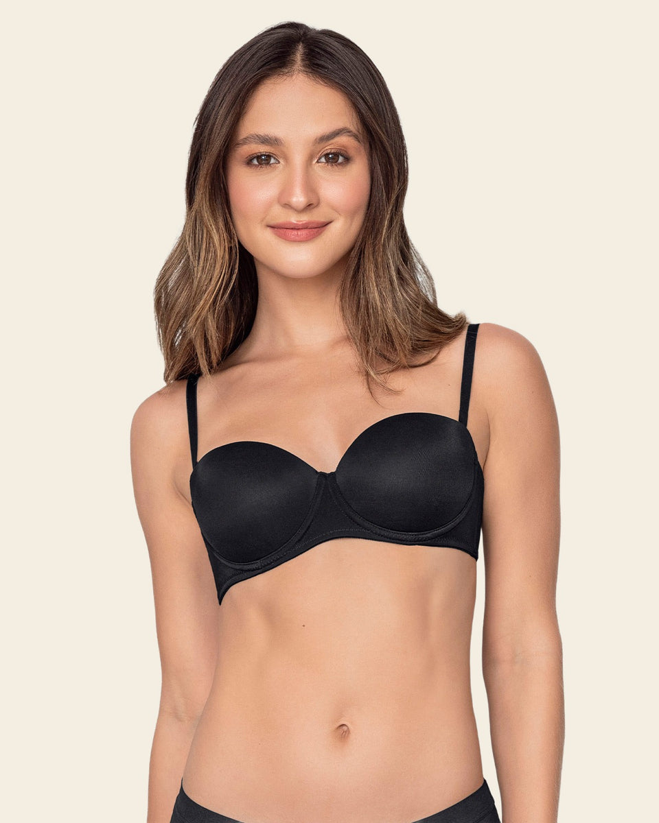 Brasier strapless con realce incorporado