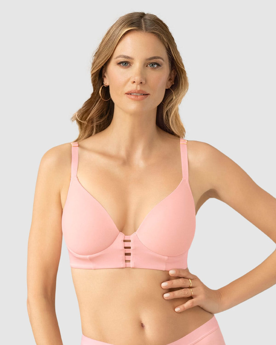 Brasier triangular de realce alto y buen cubrimiento Memory Bustier