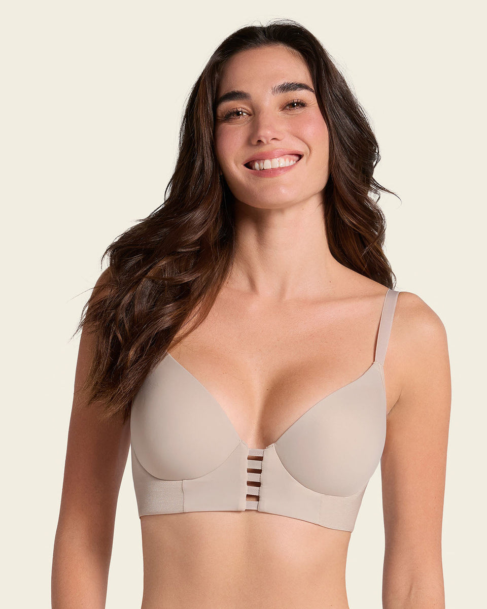 Brasier triangular de realce alto y buen cubrimiento Memory Bustier