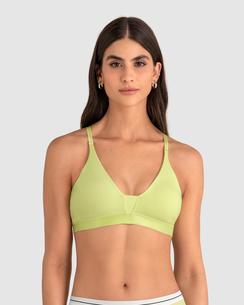 Bralette tipo top ultra cómodo y liviano