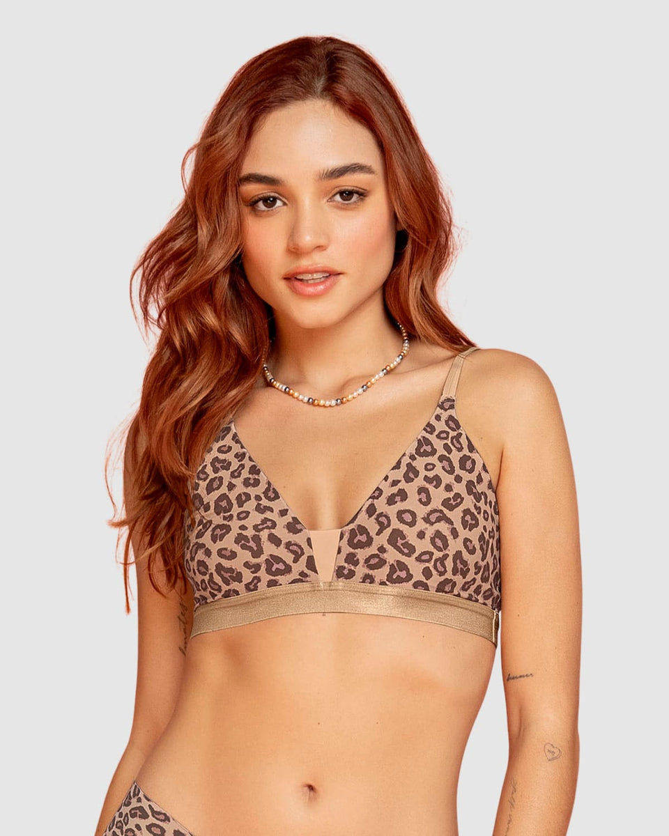 Bralette tipo top ultra cómodo y liviano