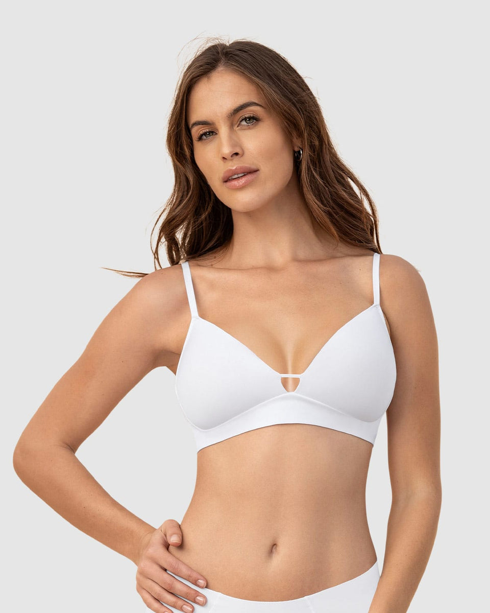 Brasier cómodo ultraplano en base y espalda