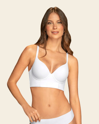Brasier con realce incorporado y base ancha Magic Corset#color_000-blanco