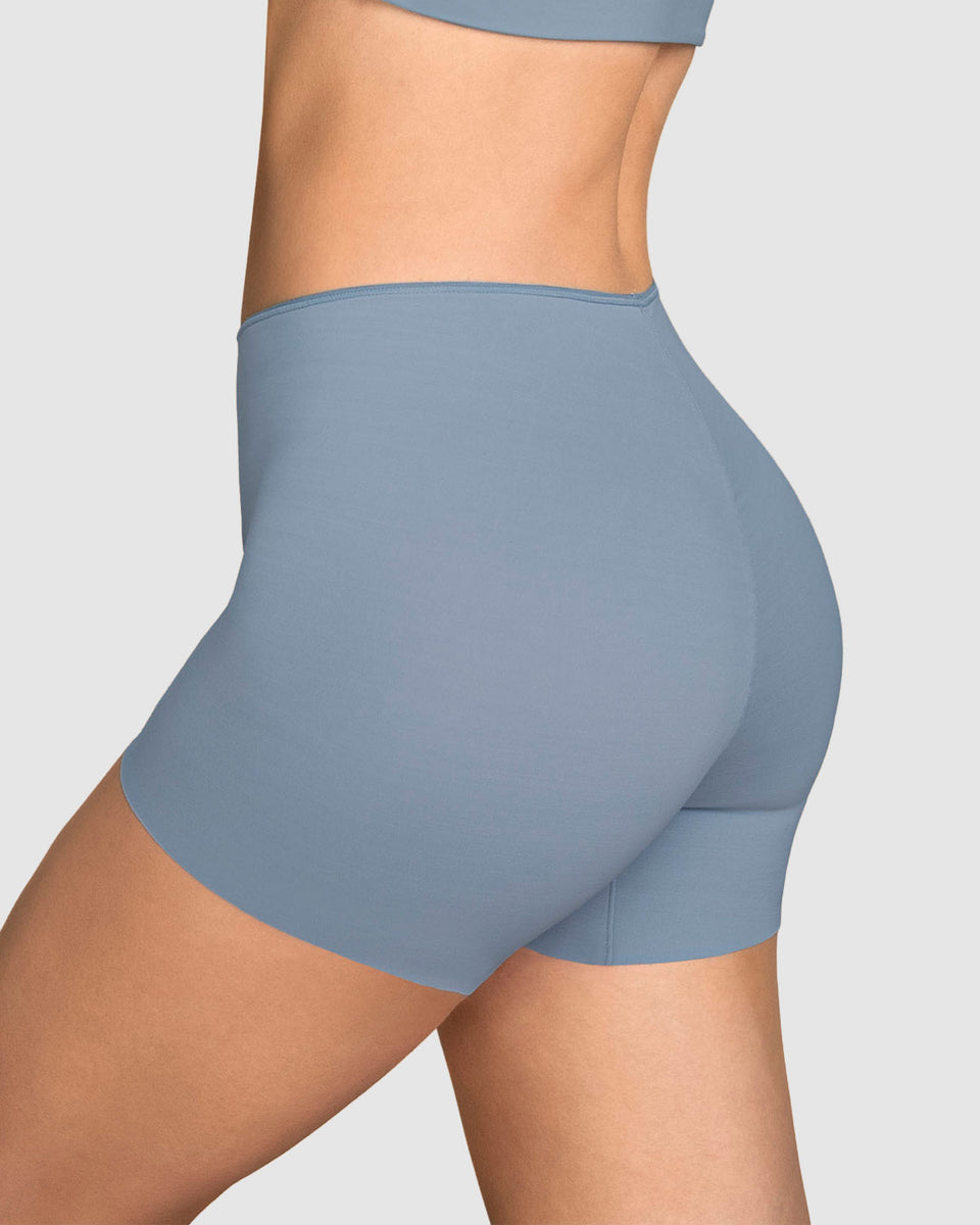 Bloomer tipo bóxer efecto invisible en piernas