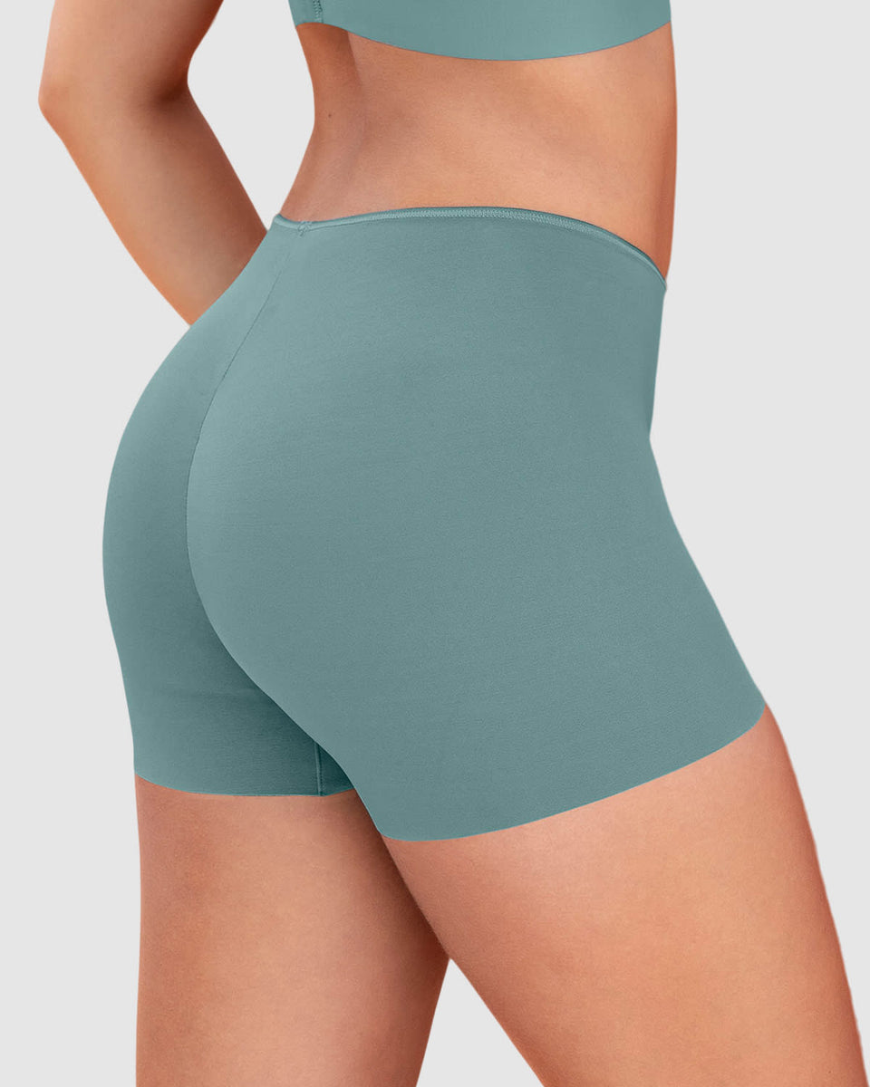 Bloomer tipo bóxer efecto invisible en piernas