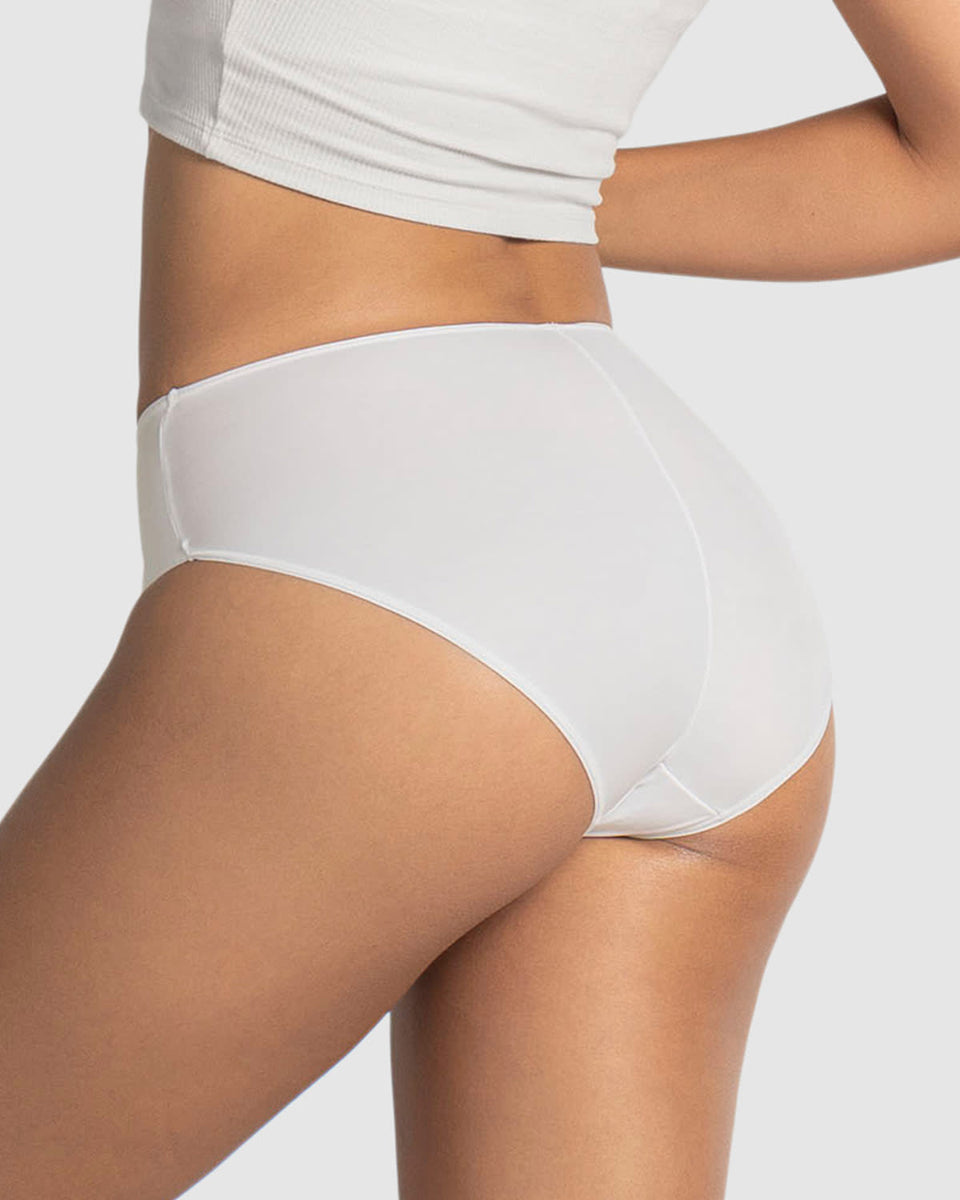 Bloomer clásico alto en pierna con control moderado en el abdomen