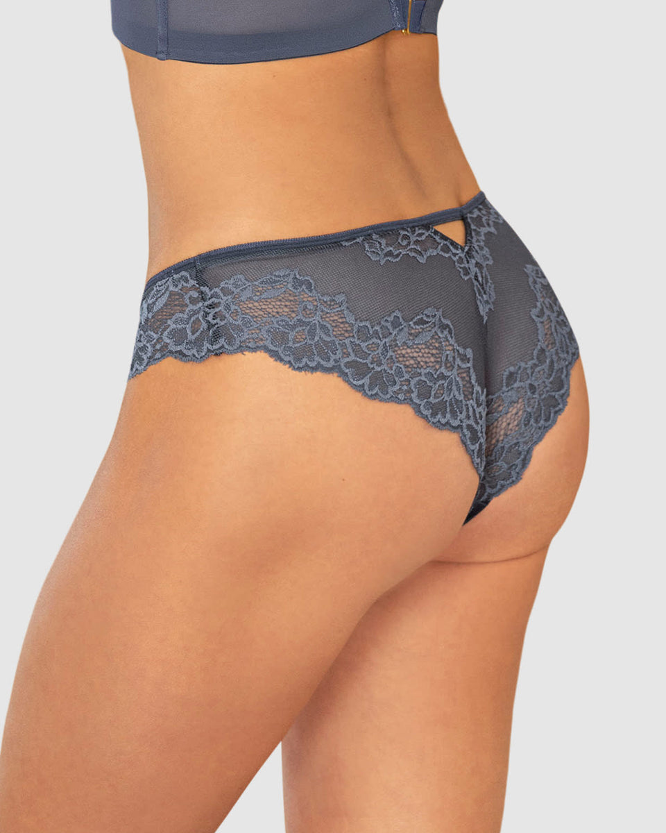 Bloomer cachetero en encaje y tul increíblemente sexy