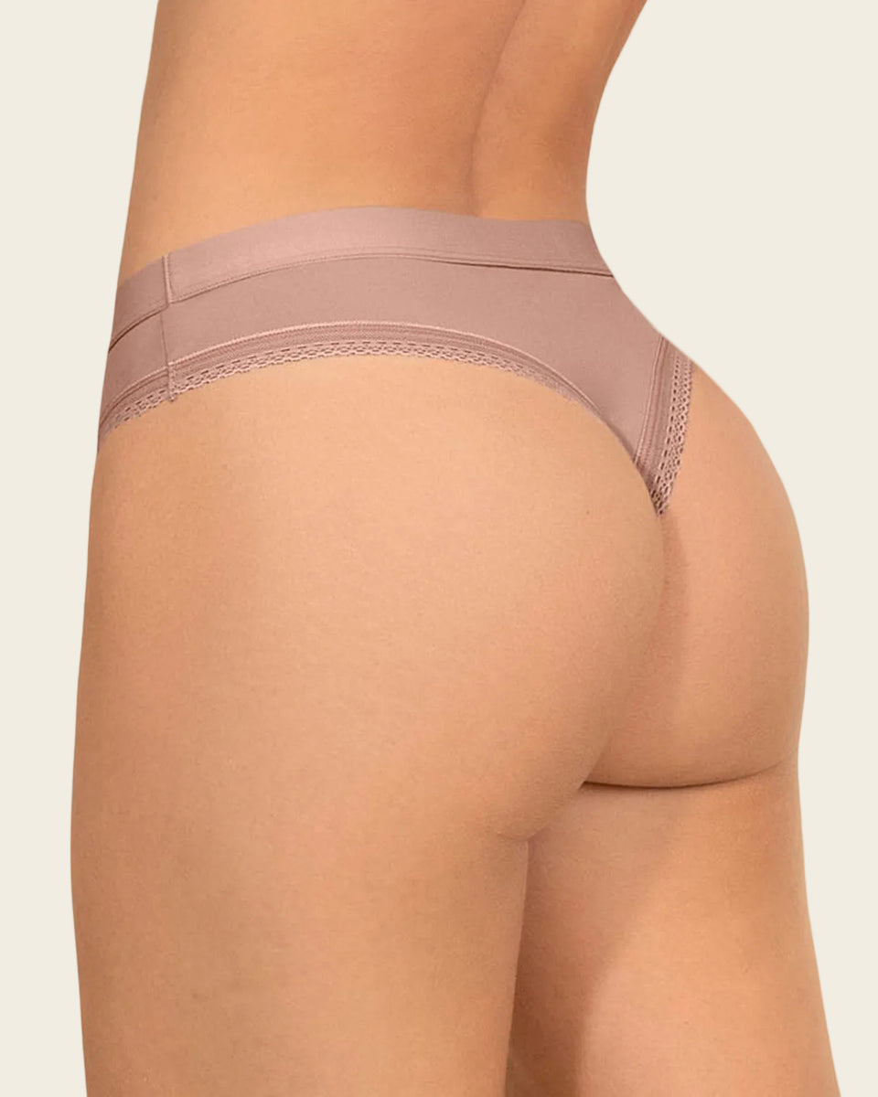 Bloomer hilo Liso + Encaje
