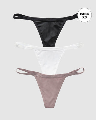 Paquete x 3 hilos de tiro bajo#color_s49-rosado-blanco-negro