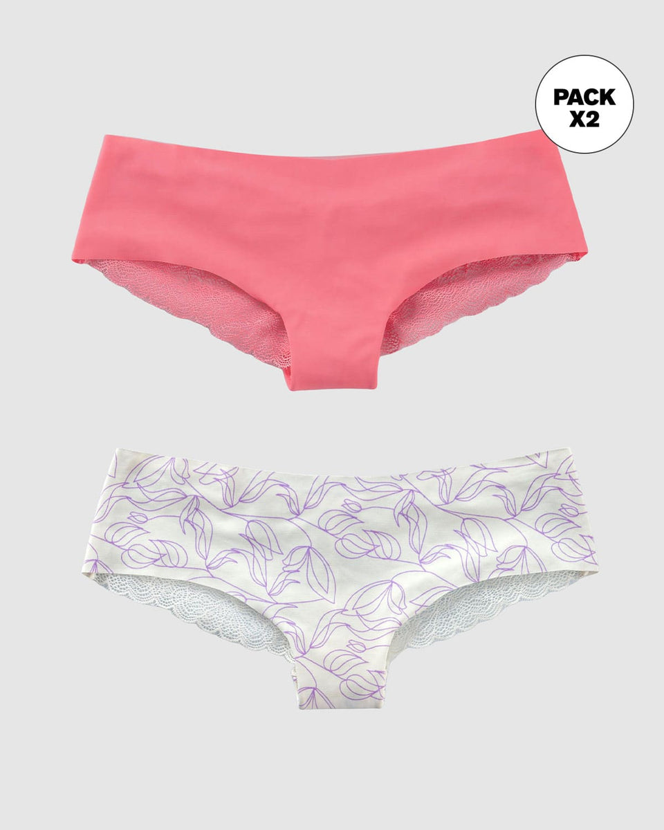 Bloomers cacheteros descaderados. paquete x 2