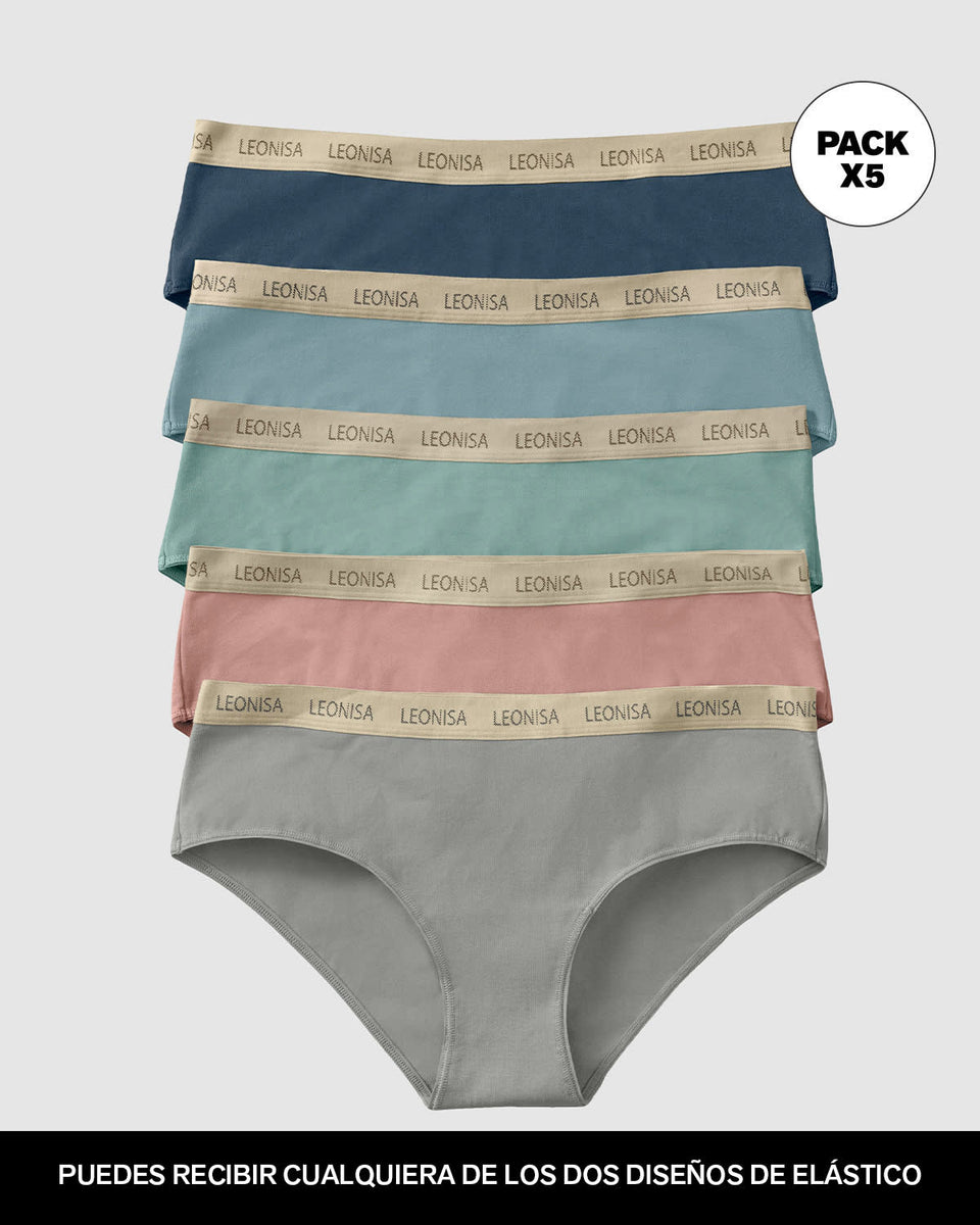 Paquete x 5 bloomers estilo hipster