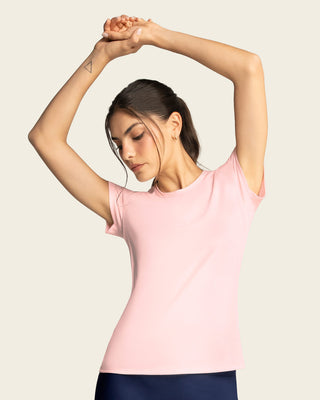 Blusa deportiva de secado rápido y silueta semiajustada#color_362-rosado-claro