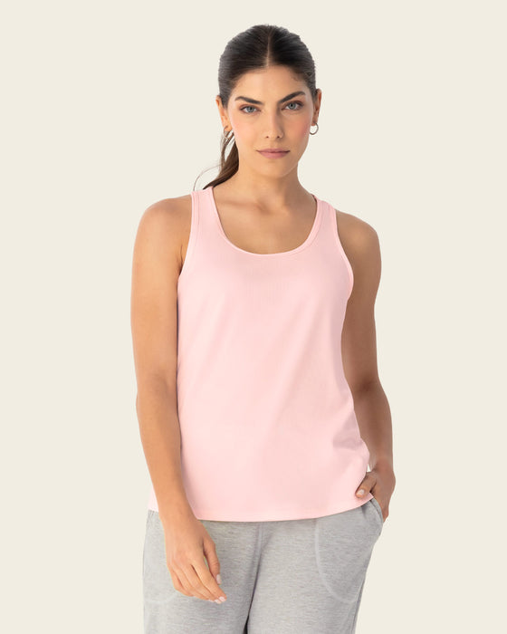 Camiseta deportiva de secado rápido y silueta semiajustada para mujer#color_362-rosado-claro