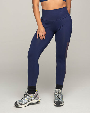 Legging deportivo con bolsillo lateral y detalles en tul#color_509-azul