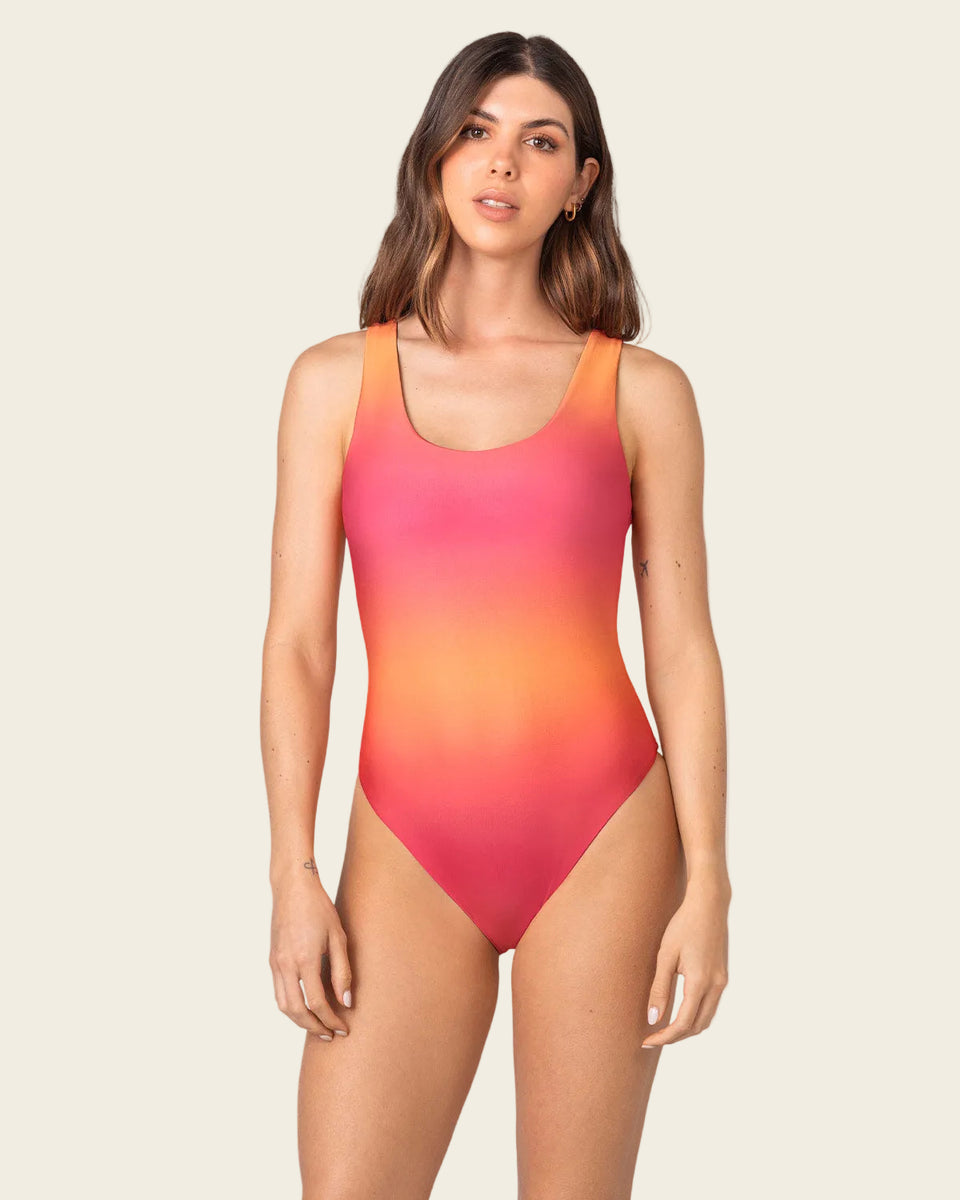 Traje de baño entero BIO-PET doble faz