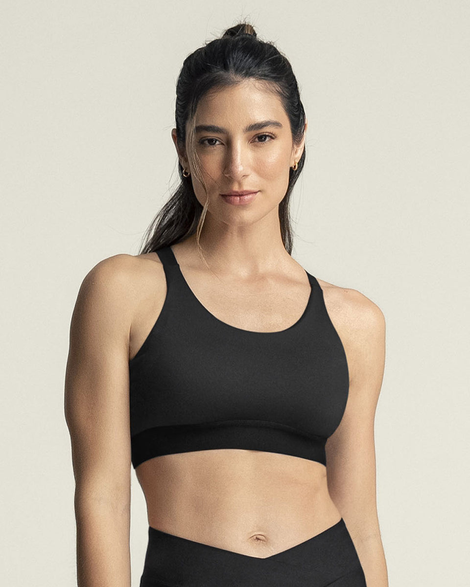 Brasier deportivo graduable en espalda