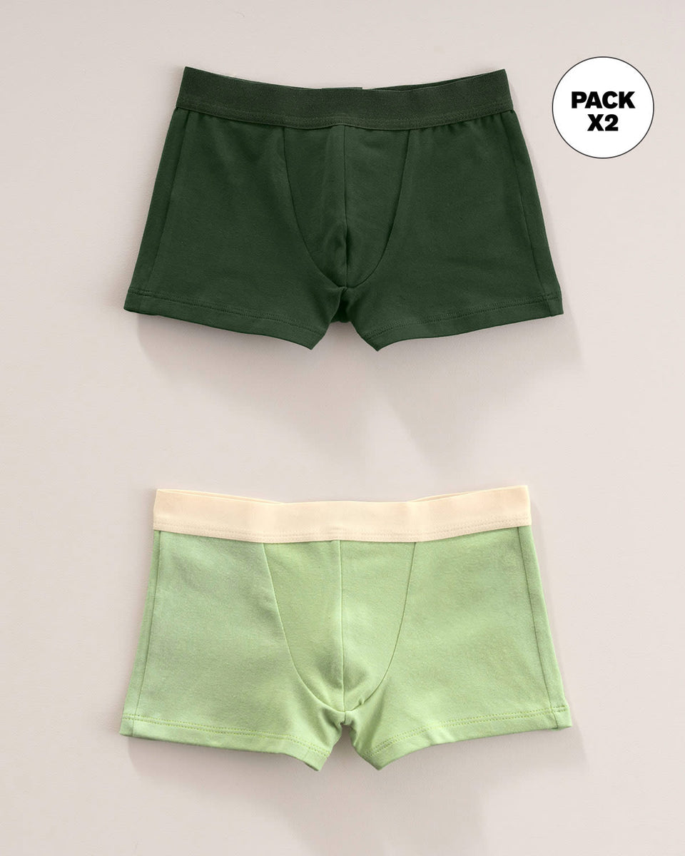 Bóxers cortos x2 niño