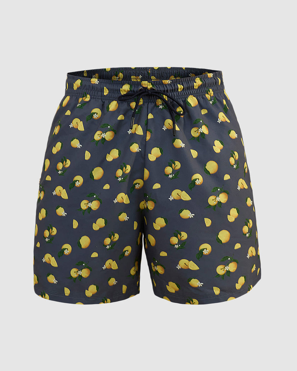 Pantaloneta de baño masculina con práctico bolsillo al lado derecho