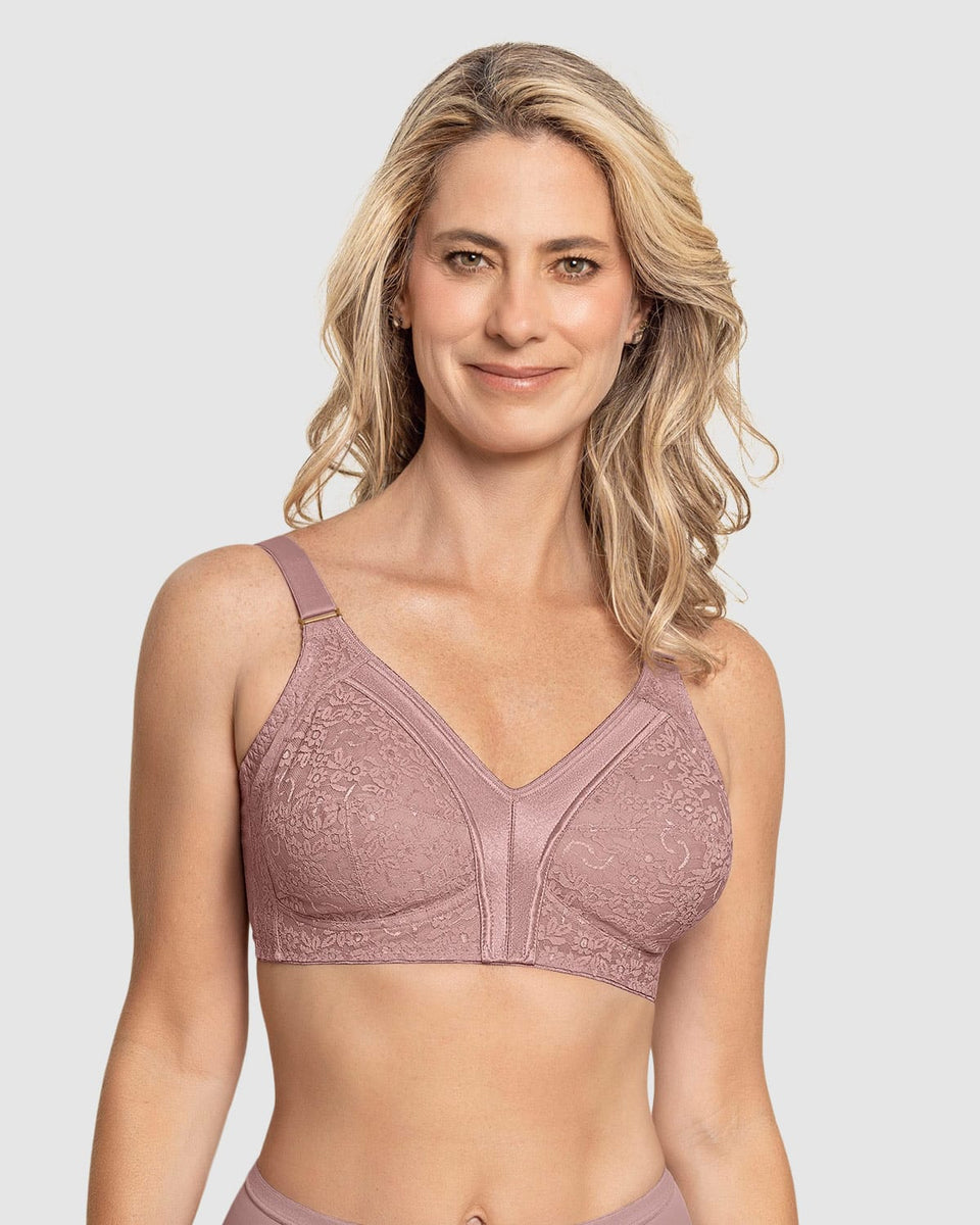 Brasier con copas completas en encaje de buen cubrimiento