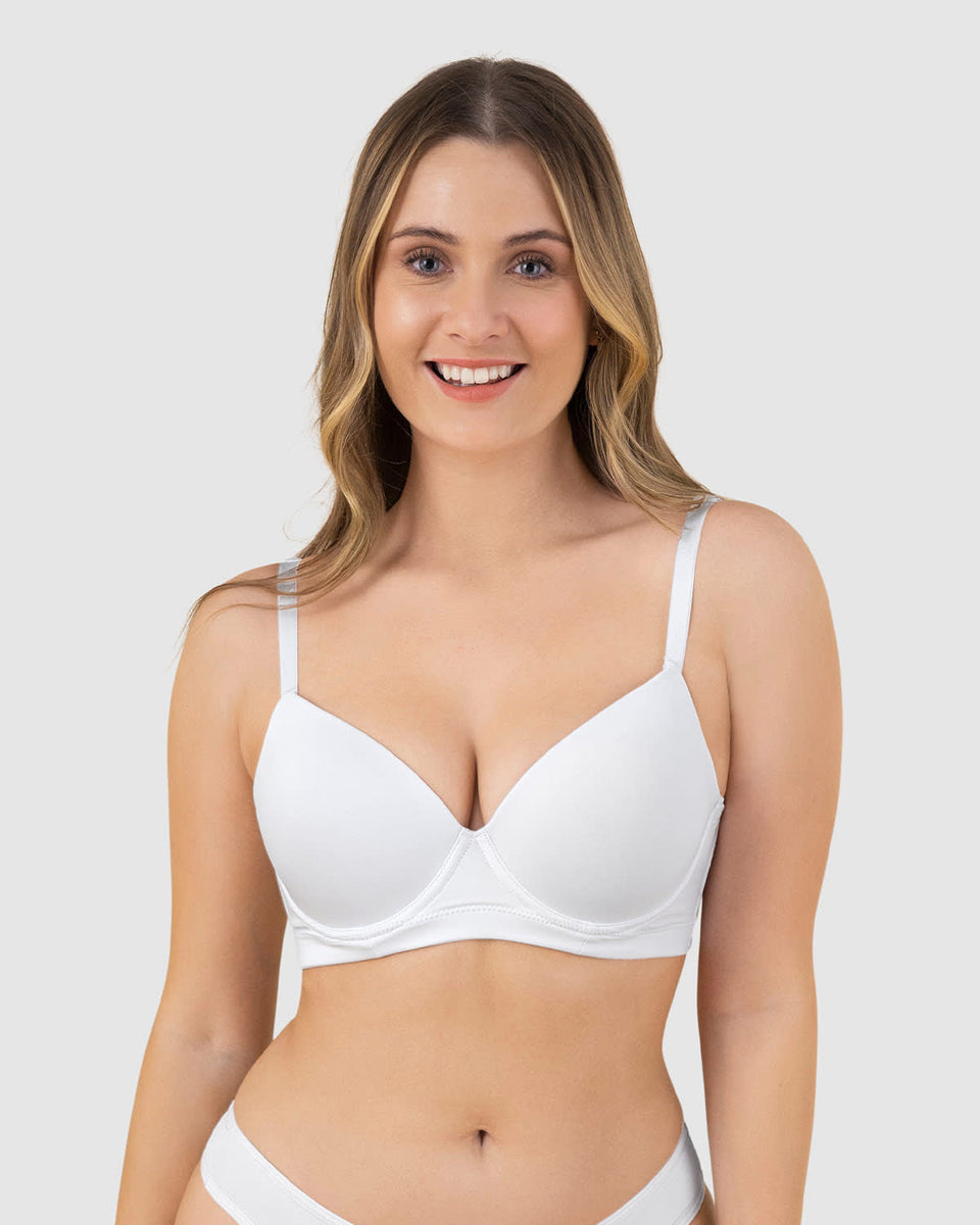 Brasier triangular de realce medio y espalda ancha
