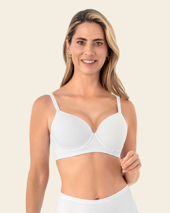 Brasier triangular de realce medio y espalda ancha#color_000-blanco
