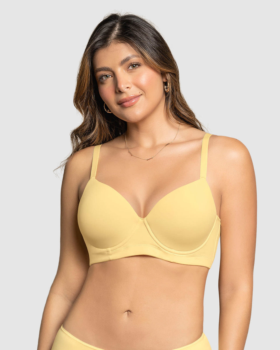 Brasier de realce suave y buen cubrimiento en espalda