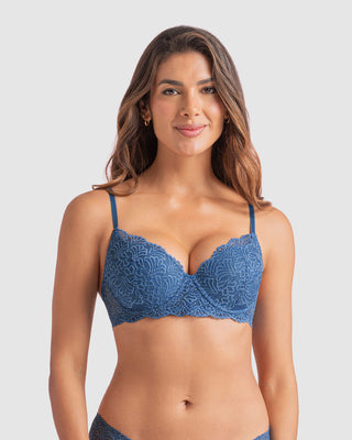 Brasier en encaje con cargaderas multiusos#color_599-azul