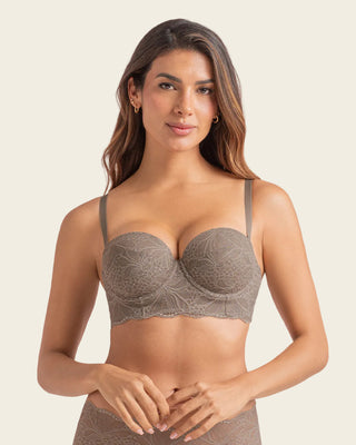 Brasier en encaje con realce incorporado#color_760-gris