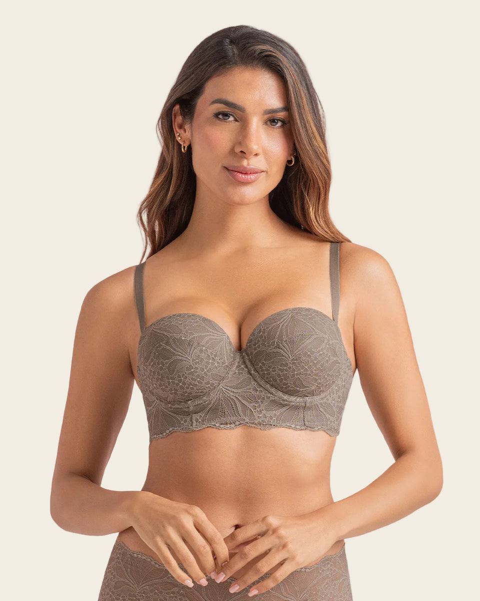 Brasier en encaje con realce incorporado