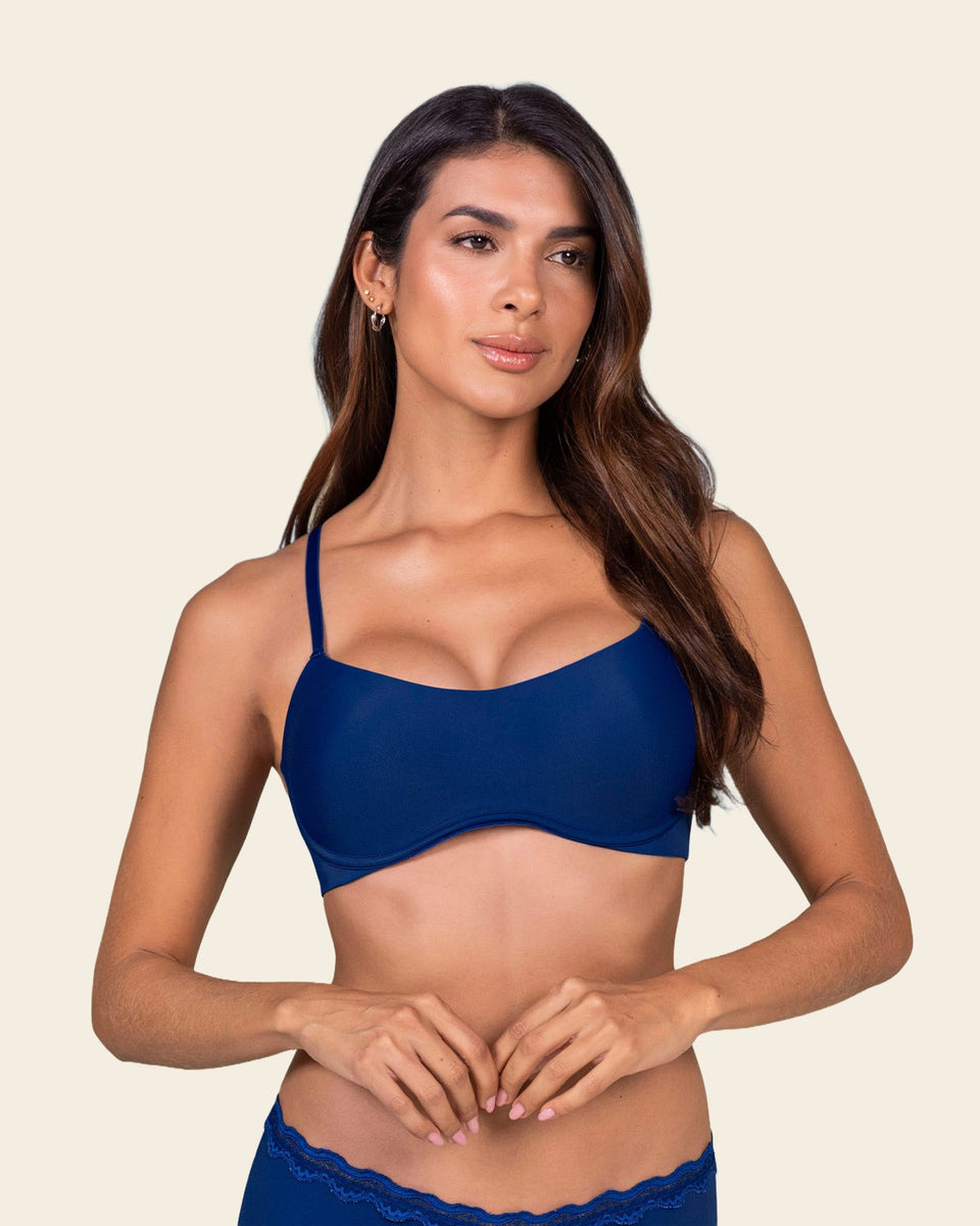 Brasier ultraliviano con copas internas fijas