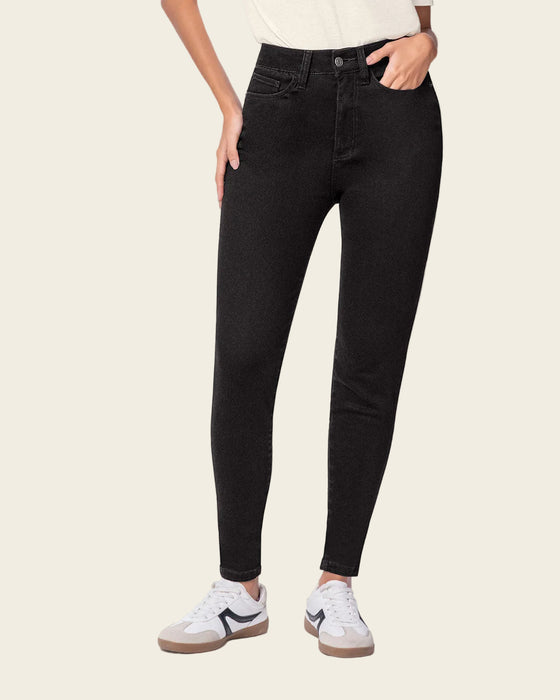Jeans skinny esenciales para mujer#color_700-negro