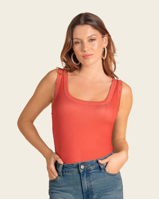 Blusa sin mangas con cuello y espalda en U#color_c20-terracota