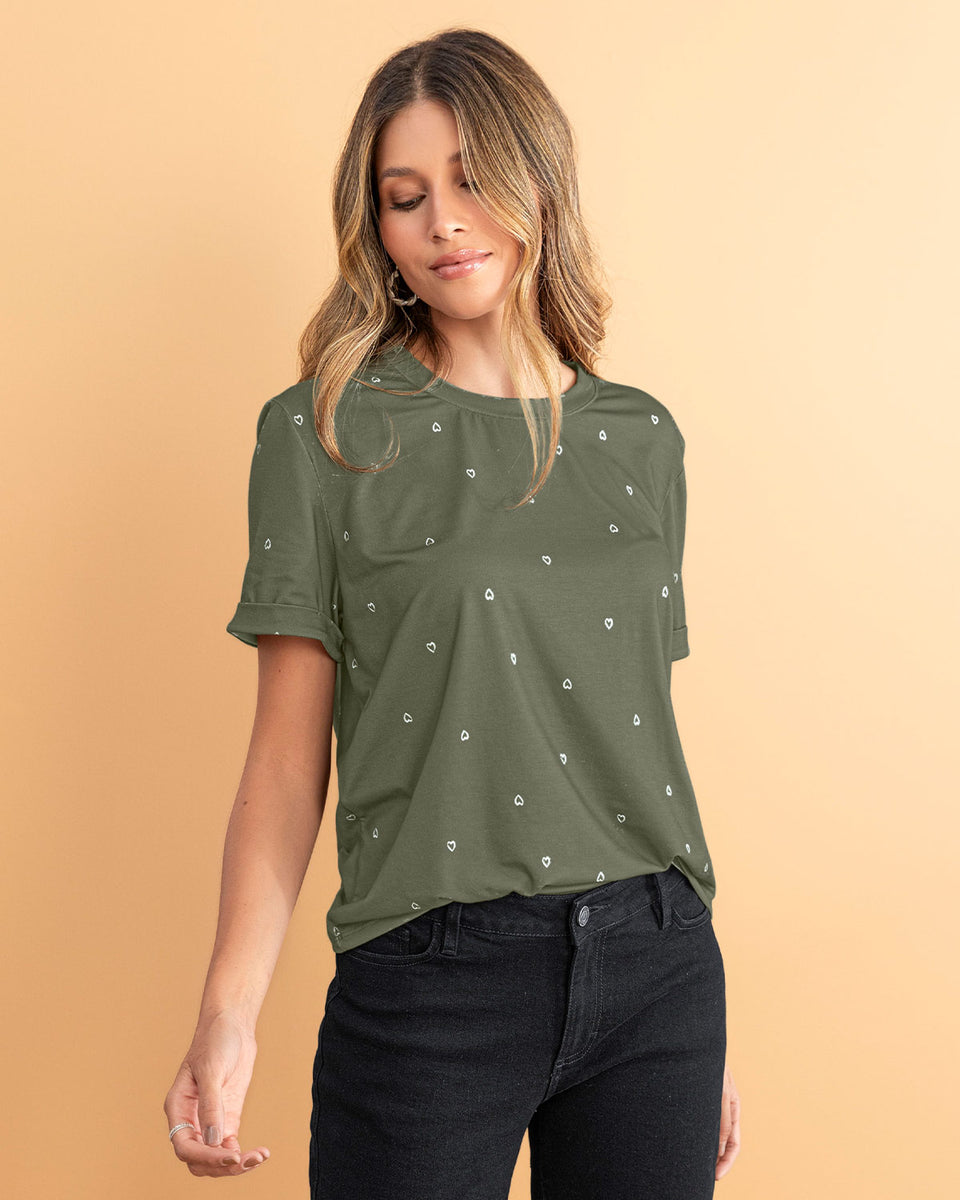 blusa-manga-corta-estampada-con-doblez-en-manga