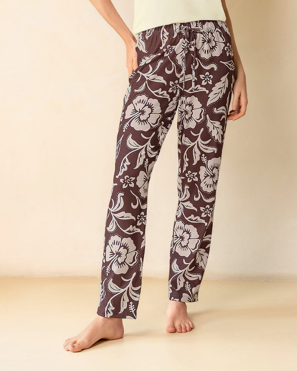 Pantalón de pijama con estampado para mujer