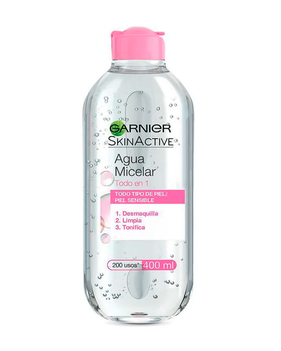 Agua micelar todo en 1 que desmaquilla tonifica y limpia