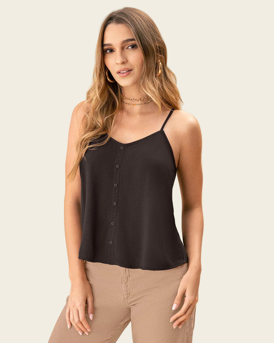 Blusa tiritas con escote en espalda