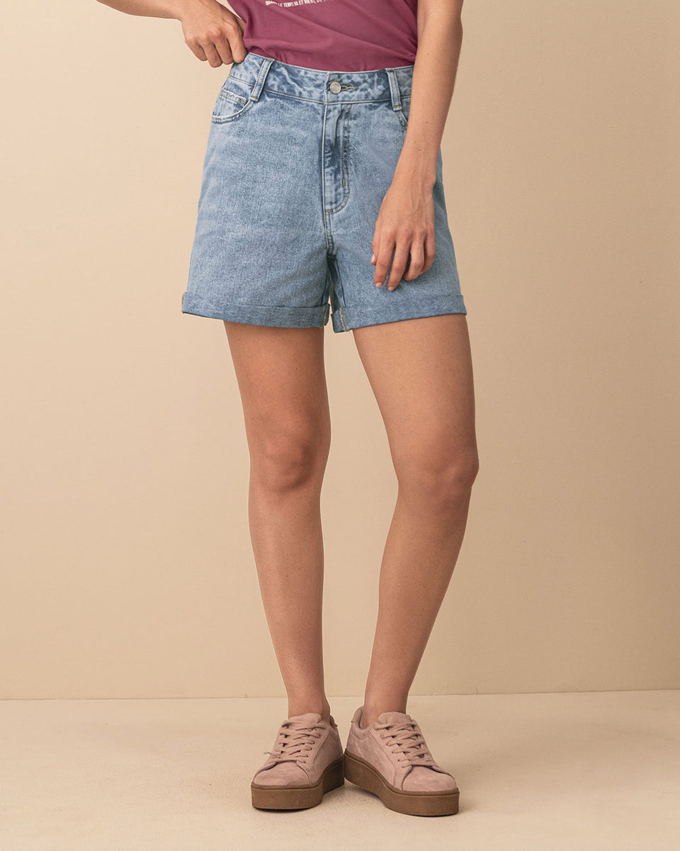 Short corto en denim
