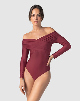 Body de escote cruzado tipo bandeja#color_c34-vino-oscuro