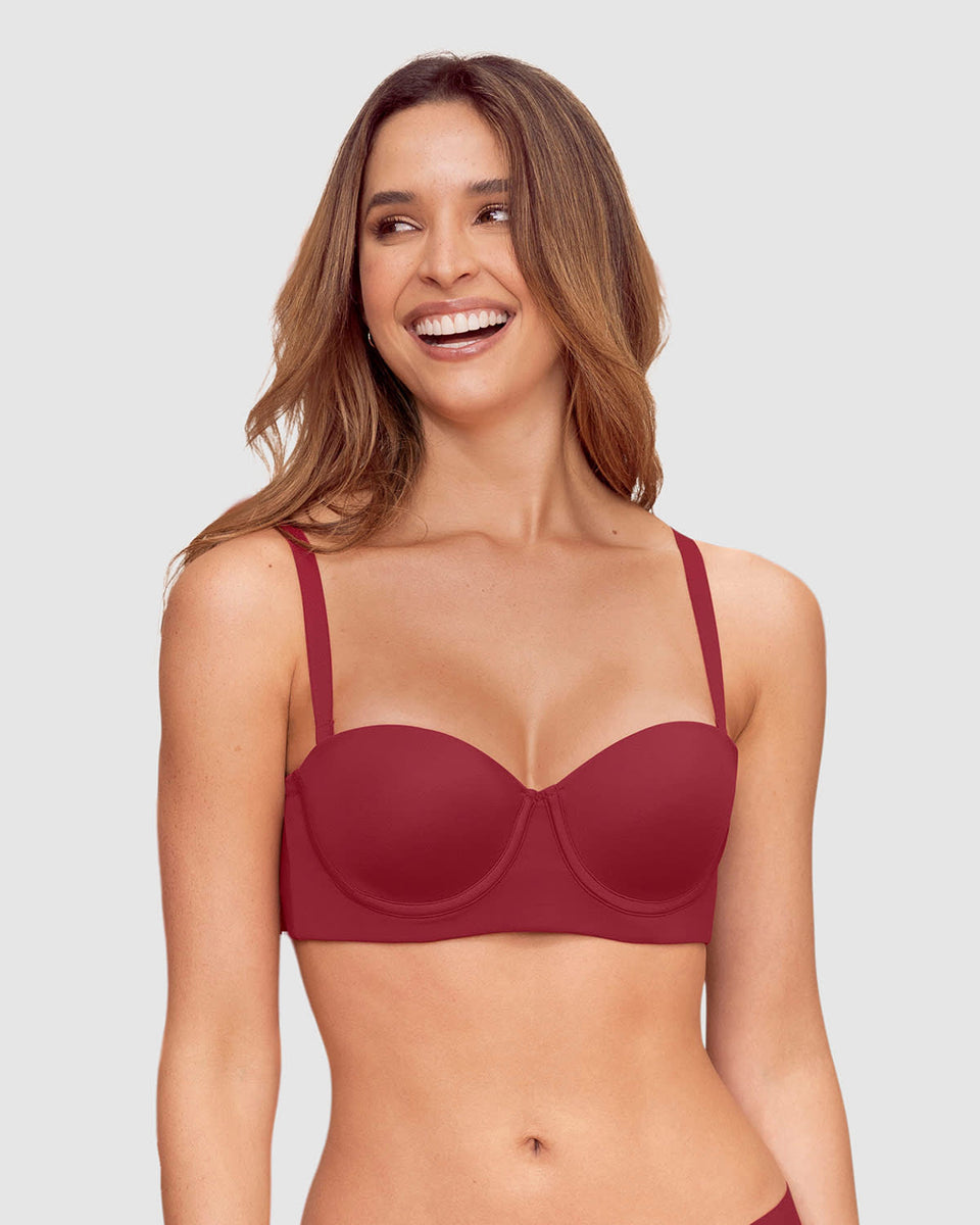 Brasier strapless con control fuerte de espalda perfect strapless