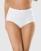 Bloomer clásico invisible con tela inteligente sin costuras ni elásticos#color_000-blanco