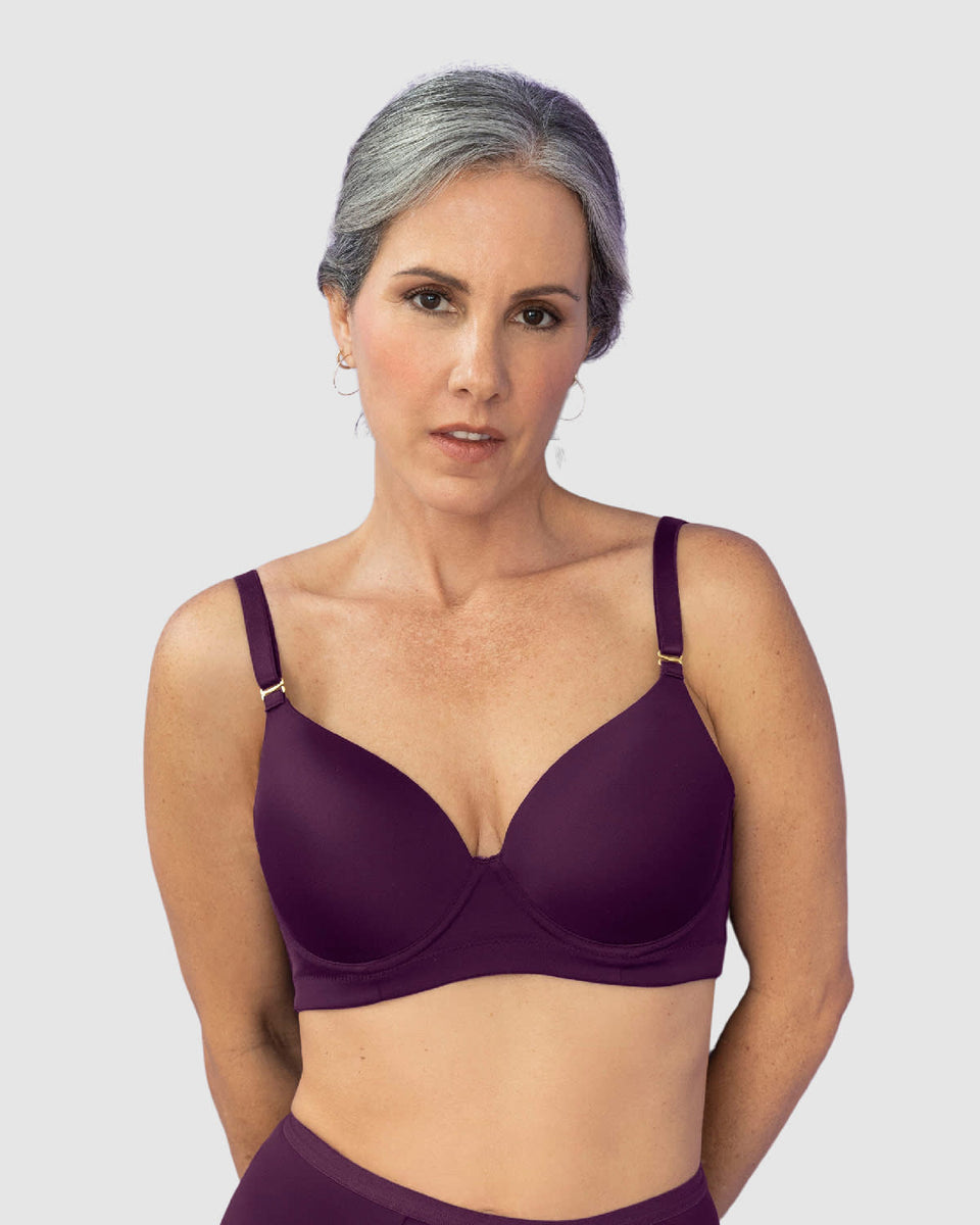 Brasier triangular de realce medio y espalda ancha