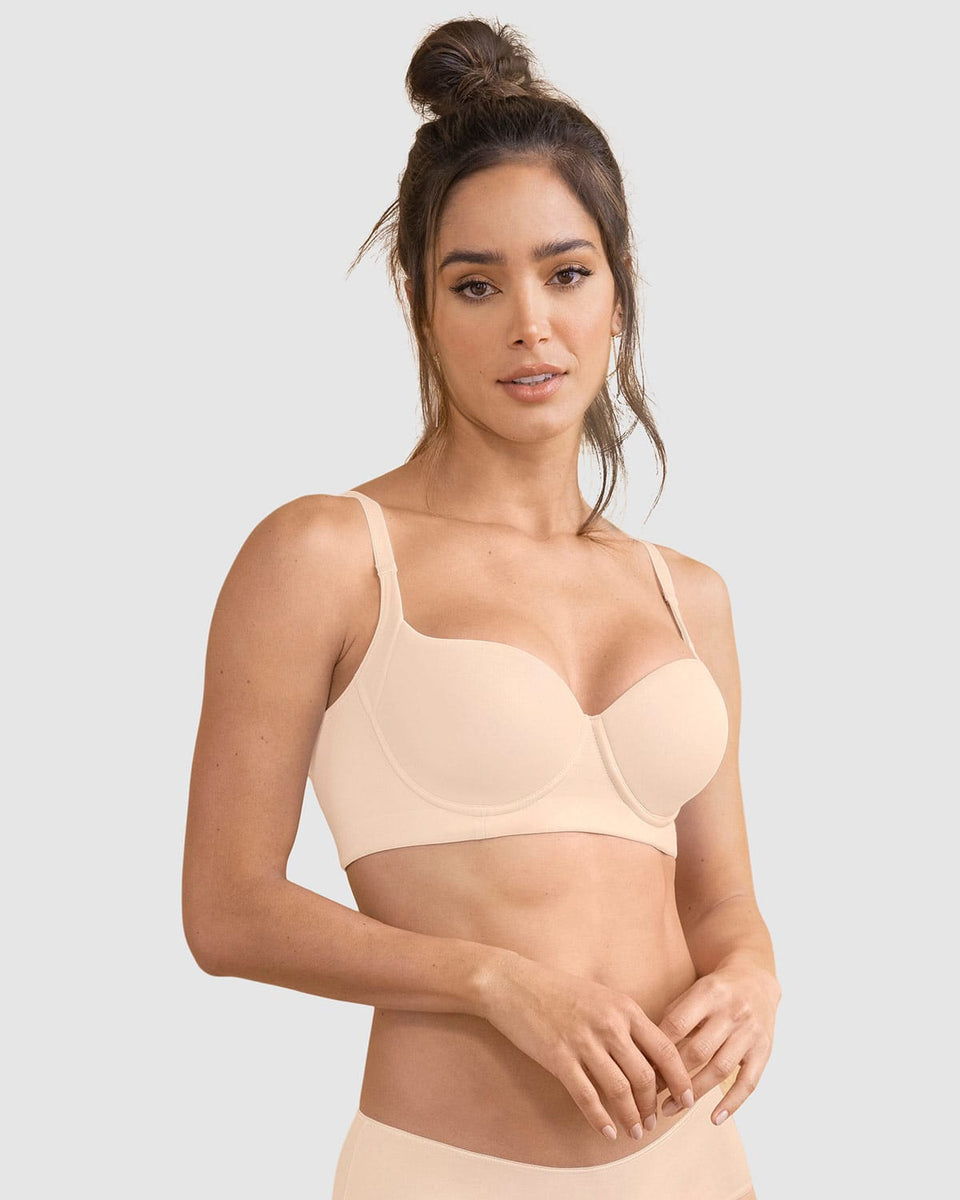 Brasier triangular con cubrimiento de sisa y espalda