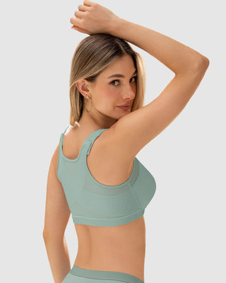 Brasier facilitador de postura con control de volumen del busto Multi/Functional#color_796-verde-claro