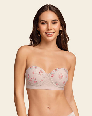 Brasier balconet con realce medio y espalda en tul#color_394-fondo-rosado-estampado